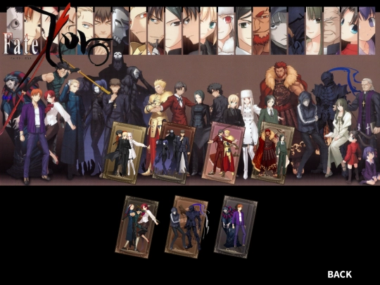 Fate/Zero/Characters screenshot