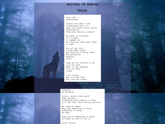 poetry screenshot