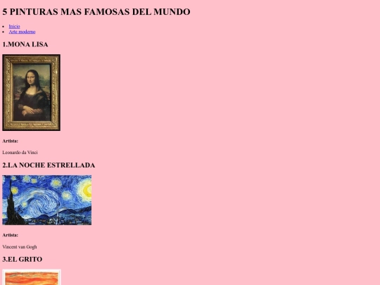pinturasfamosas screenshot