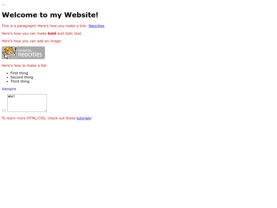 test screenshot