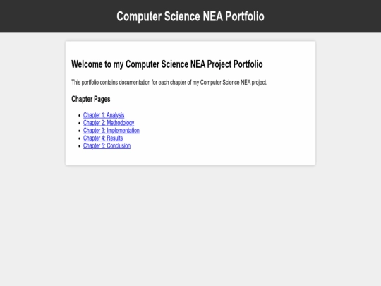 index screenshot