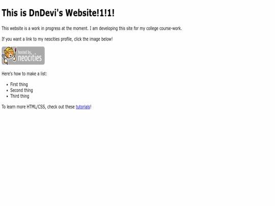 index screenshot