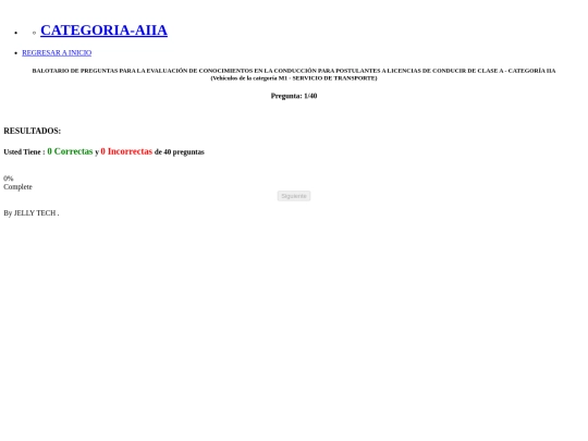 Balotario-Postulantes-MTC/Categorias/Categoria-AIIA screenshot