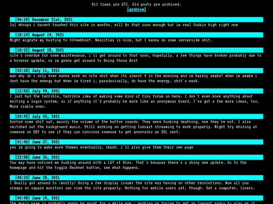 log screenshot