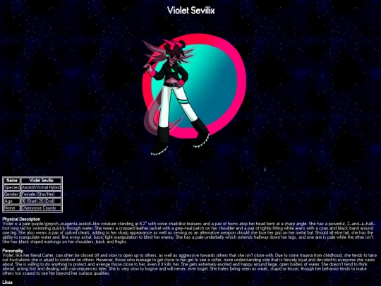 therenlore/violet screenshot
