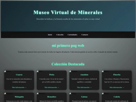 minerales screenshot