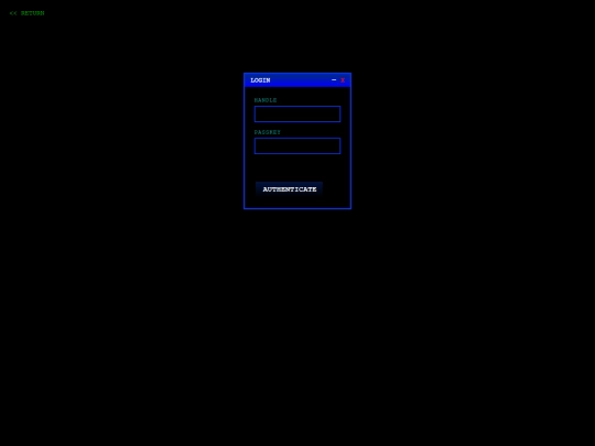 domains/login screenshot