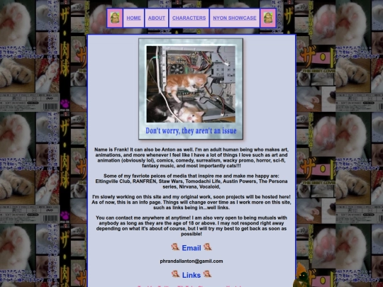 infopage screenshot