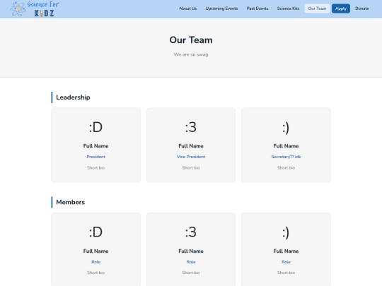our-team screenshot