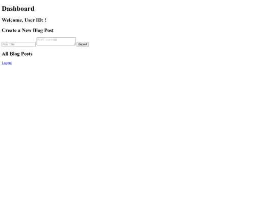 views/dashboard screenshot