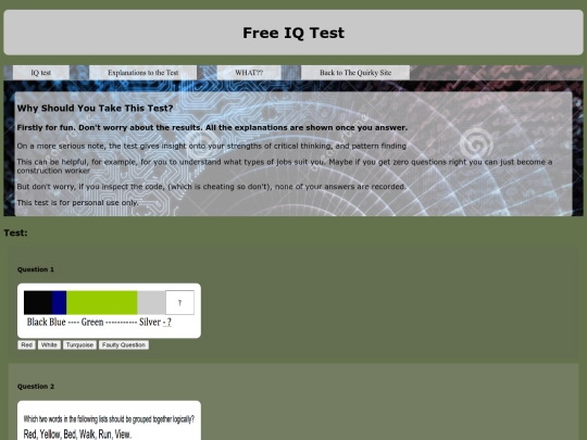 iqtest/iqtest screenshot