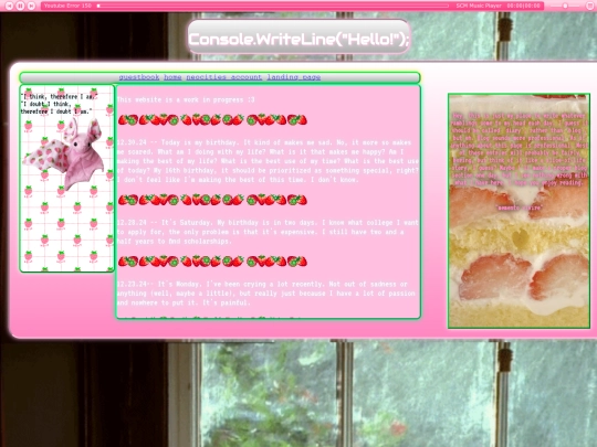 blog screenshot