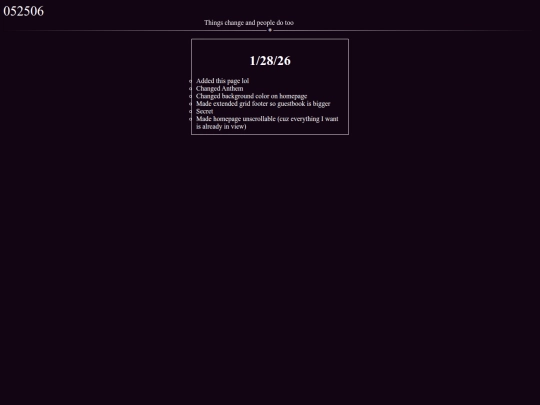 Pages/changelog screenshot