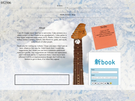 Pages/test screenshot