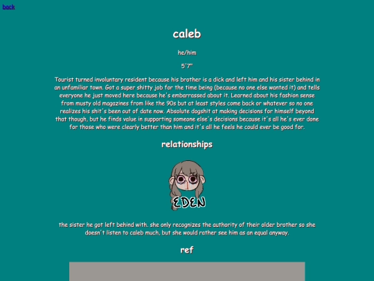 ocs/caleb screenshot