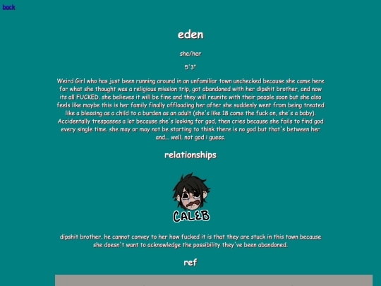 ocs/eden screenshot