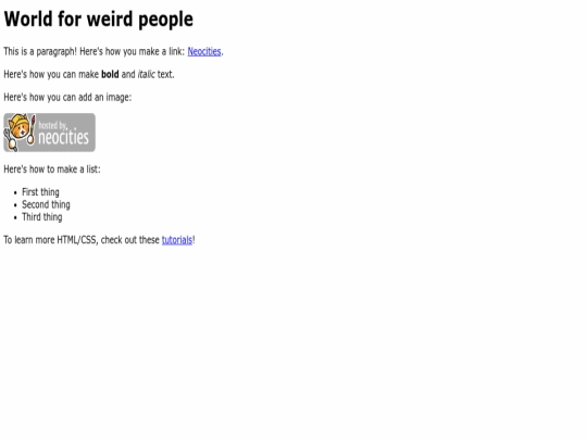 index screenshot