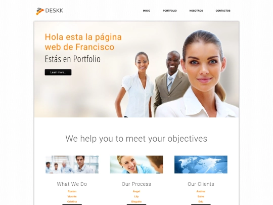 Portfolio screenshot