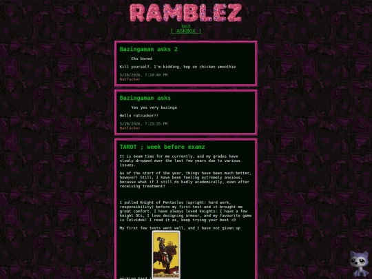blog/template screenshot