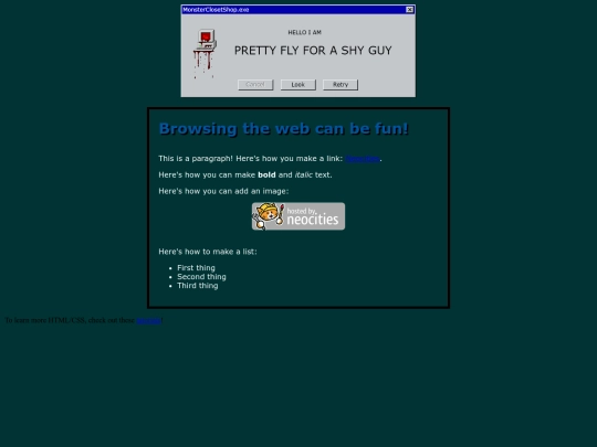 index screenshot