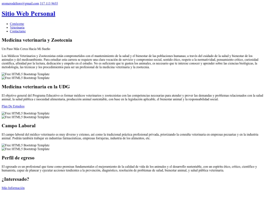 sitio web personal/services screenshot