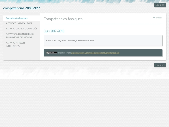competencies screenshot