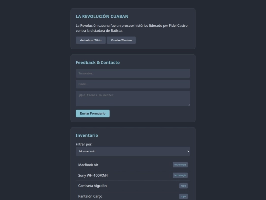 index screenshot