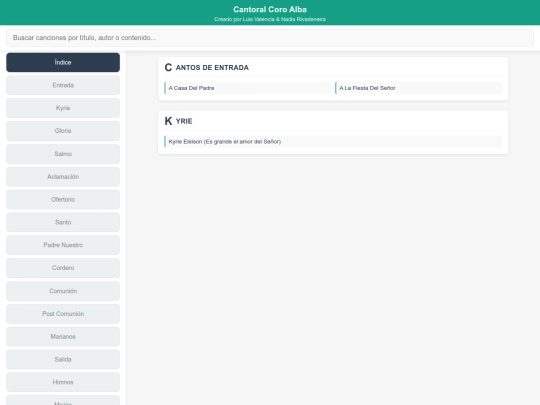 cancionero1 screenshot