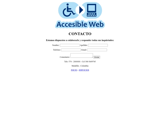 contacto screenshot