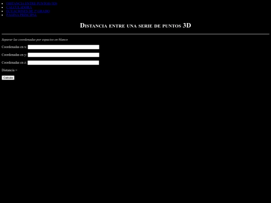javascript/distancia3D screenshot