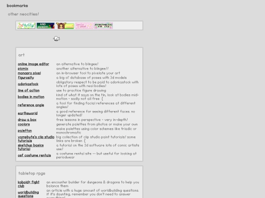 bookmarks screenshot
