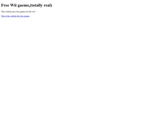 freegameforwiitotallyreallol screenshot