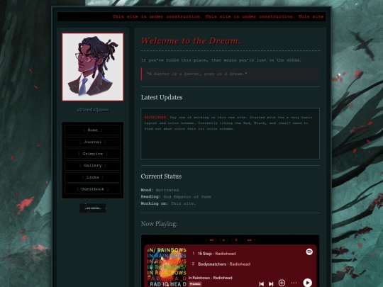 index screenshot