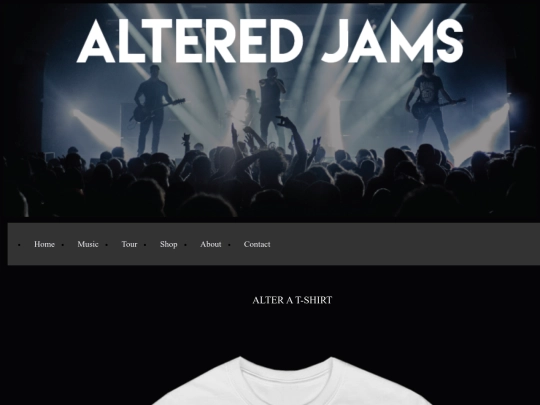 band.html/Shop screenshot