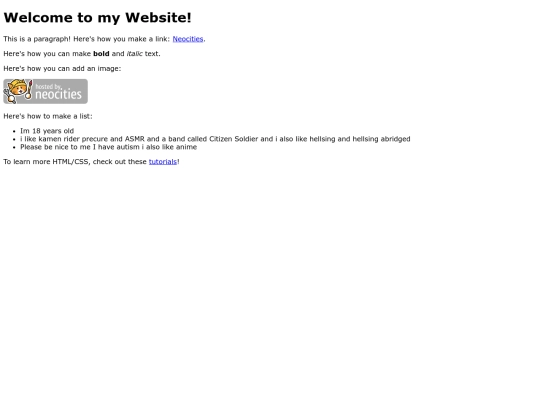 index screenshot