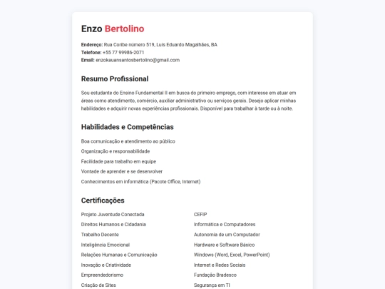 index screenshot