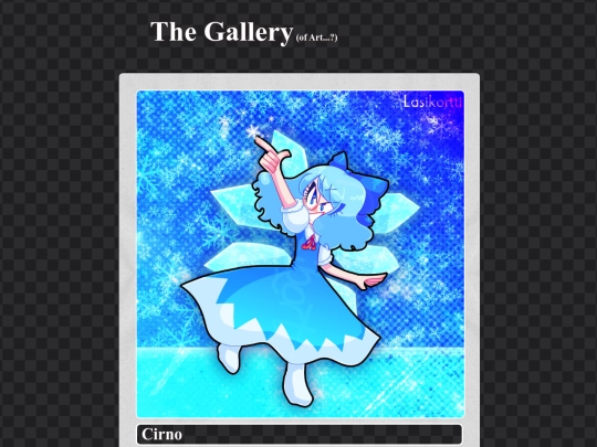 Gallery/Illust/2023/Cirno screenshot