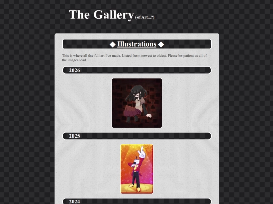 Gallery/Illustration screenshot