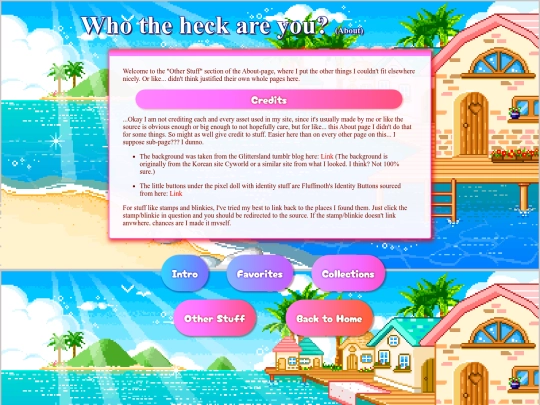 about/OtherStuff screenshot