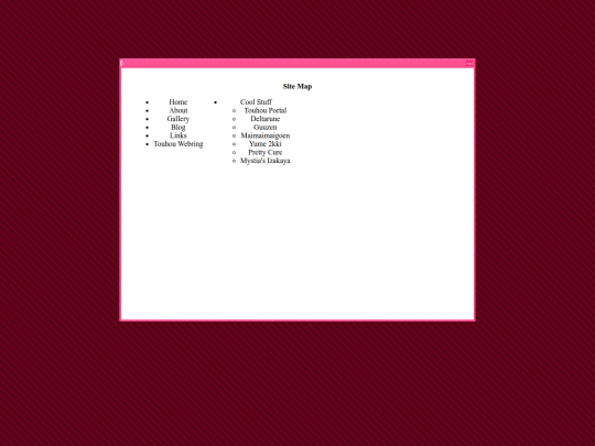 sitemap screenshot
