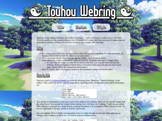 webring/touhou screenshot
