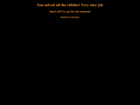 GAME/solved screenshot