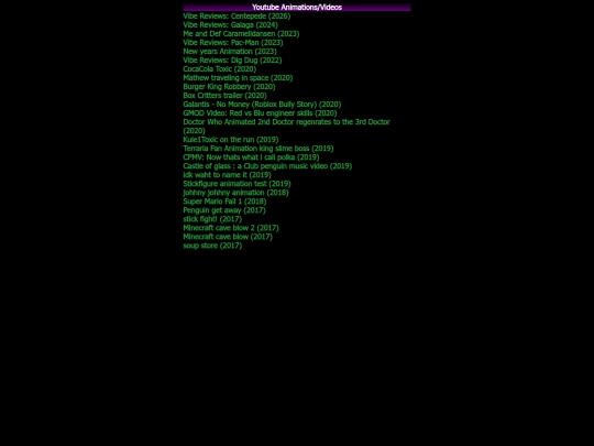 Youtube screenshot