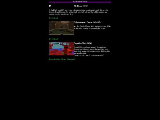 modslist screenshot
