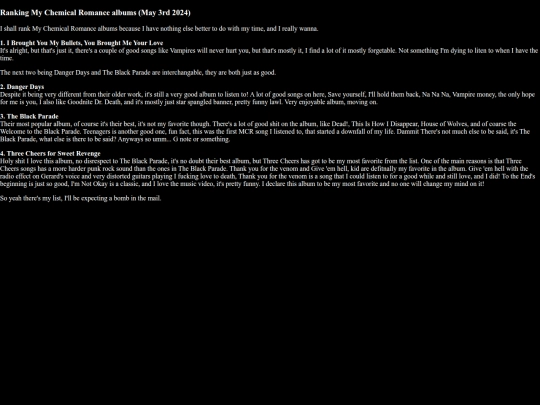 rambles/MCR screenshot