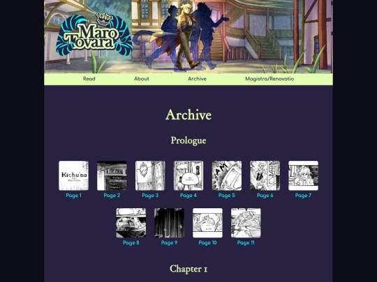 comic/kichuna/archive screenshot