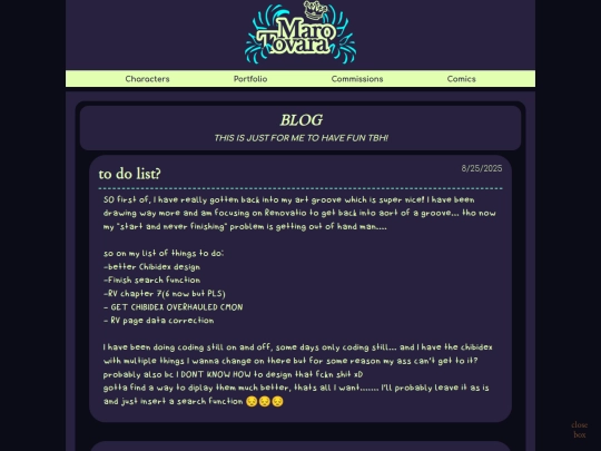pages/blog screenshot