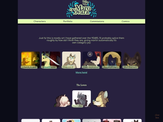 pages/fanart screenshot