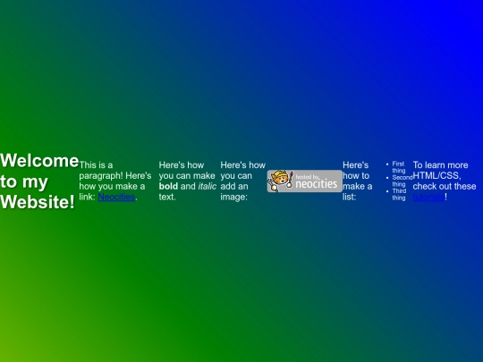 test screenshot