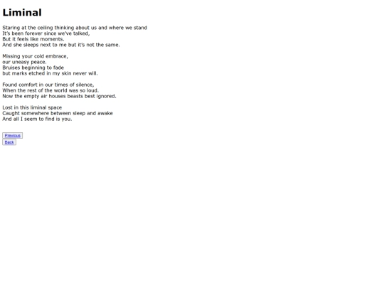 Pieces/Liminal screenshot